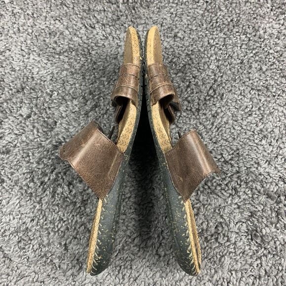 Merrell Whisper Women's 9 Brown Leather Slide Sandals with Buckles Boho J55580 - Picture 5 of 8